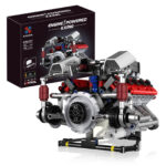 Motor Ferrari F40 LM V8 de bloques K96207 – 700 piezas, luces y app