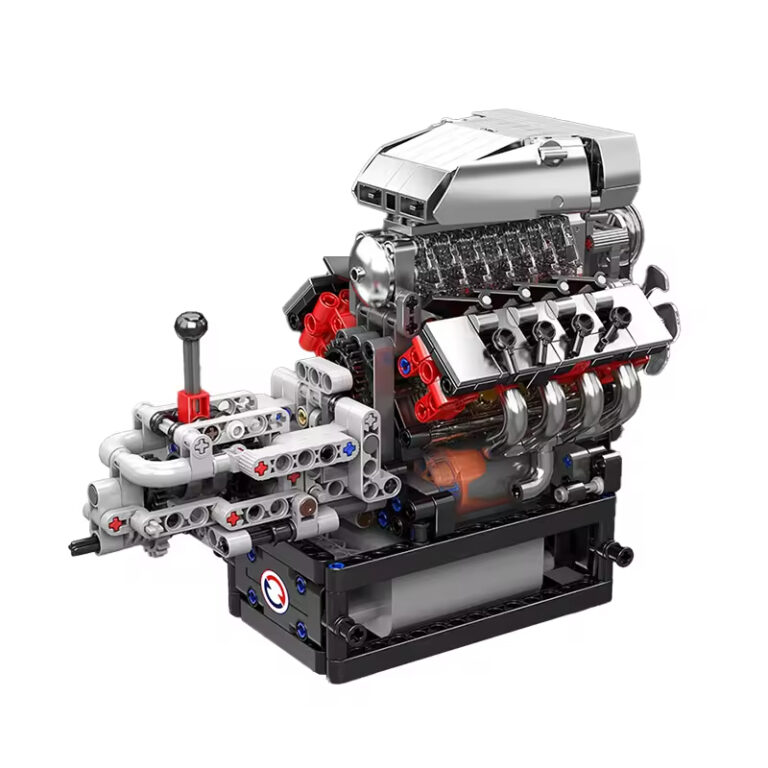 Motor American Muscle Car V8 con transmisión Mould King 10225 – 855 piezas