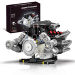 Motor Aston Martin Valkyrie de bloques K96209 – 689 piezas, luces y app