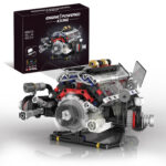 Motor BMW F1 V8 de bloques K96212 – 664 piezas, luces y app