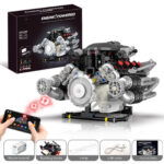 Motor Aston Martin Valkyrie de bloques K96209 – 689 piezas, luces y app