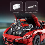 Motor Ferrari F154 V8 de bloques K96203 – 660 piezas, luces y app